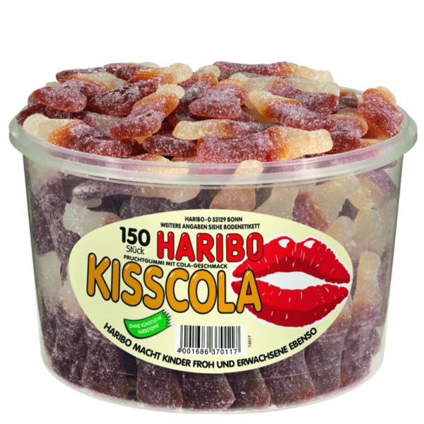 Haribo  Kiss Cola  150 Stück in der Dose