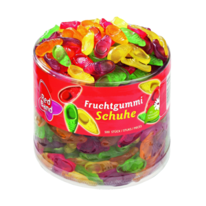 Red Band  Fruchtgummi Schuhe  500 Stück in der Dose