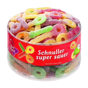Red Band  Schnuller super sauer  100 Stück in der Dose