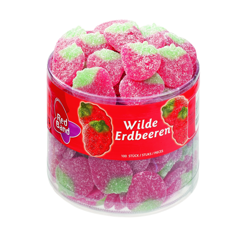 Red Band Wilde Erdbeeren 100 Stück in der Dose