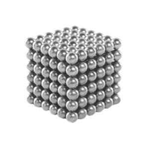 100 Mini Magnetkugeln Silber