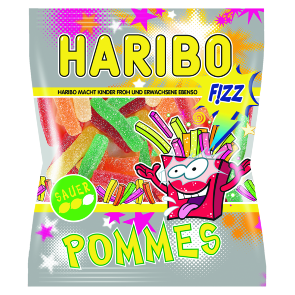 Haribo  F!ZZ Pommes  24x100g im Karton