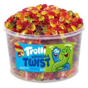 Trolli Squiggle Twist 150 Stück in der Dose