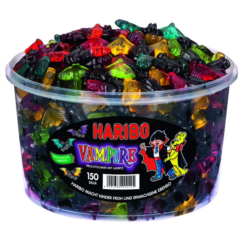 Haribo Vampire 150 Stück in der Dose