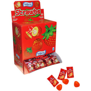 Vidal Strawbs 200 Stück im Karton