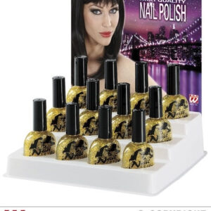 Nagellack Glitzer Gold ca 7 ml