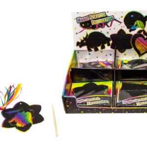 Notizzettel 6 Stück magisches Papier Katzbild 4 fach sort - im Beutel ca 10x10cm