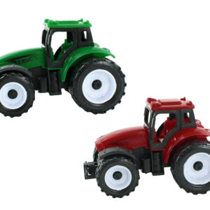 Traktor 2-farbig sortiert mit Rückzug ca 9 x 5 x 5,5 cm