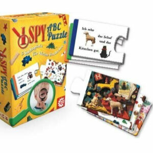 Carletto 646114 - Game Factory - Suchspiel, I Spy ABC Puzzle
