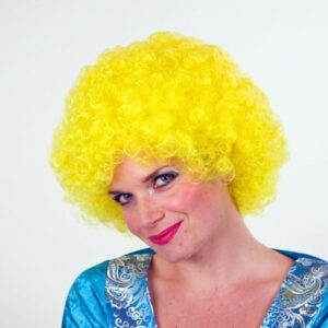 Hair-Perücke, leuchtgelb