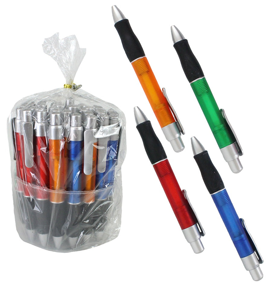 Kugelschreiber mit Großraummine, 4-fach sortiert - ca 13,5cm