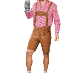 Karohemd rot/weiß Größe: L