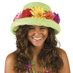 Hut - Lovely flowers grün