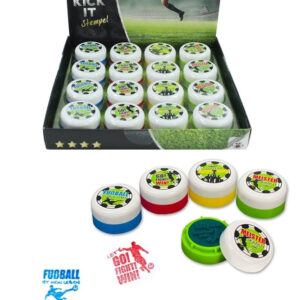 LET'S KICK IT Stempel selbstfärbend 4-fach sortiert - Ø 35mm