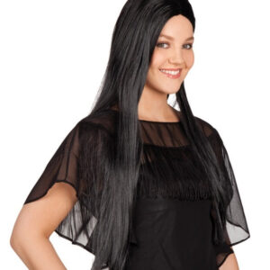 Perücke - Charming Langhaarfrisur schwarz