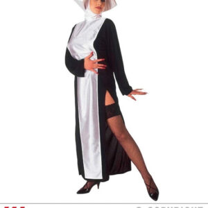 Kostüm Nonne (Kleid und Kopfbedeckung) Größe M