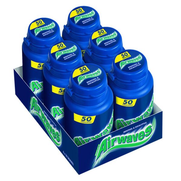 Wrigley’s Airwaves  Menthol&Eucalyptus  6×50 Dragees