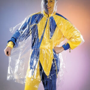 transp. Umhang mit Kapuze, für Erwachsene Größe: Univ.