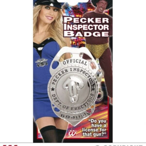 Willy-Inspektor Abzeichen METALL - ca 8x4,5 cm