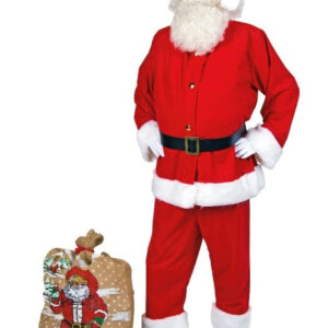 Nikolaus-Anzug in Waschsamt-Optik Größe: Univ.