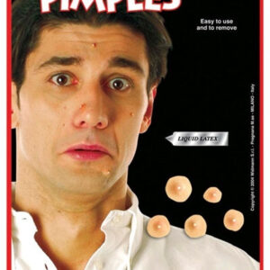 Pickel - Pocken 5 Stk auf Karte ca 22x15,5 cm inkl Flüssiglatexkleber