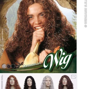 Perücke - Höhlenfrau schwarz