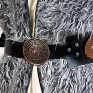Wikingergürtel mit Metallschnalle, ca. 130 cm Größe: ca. 130 cm