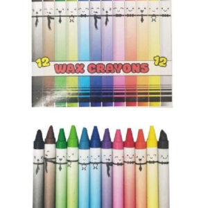 Wachsmalstifte 12 Stück ca 80 x9 mm