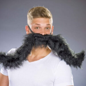 Riesen-Schnurrbart schwarz, formbar