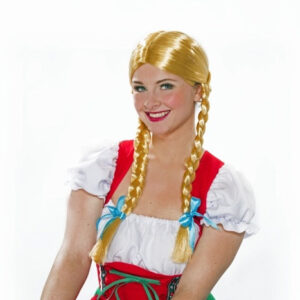 Zopfperücke Heidi, blond