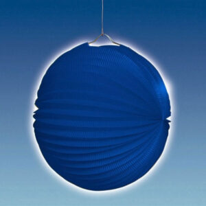 Lampion, ca. 25 cm Ø, blau