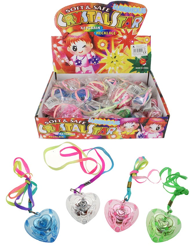 Blinkherz am Halsband ca 4,5 cm