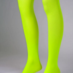 blickdichte Strumpfhose, neongrün Universalgröße