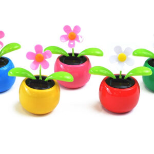 Solar Blume 5 sortierte Farben ca 11 x 11 cm überwiegend rot