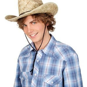 Hut - Dallas bull - Strohhut, feste Qualität