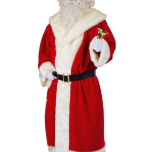 Plüsch-Nikolausmantel mit Schalkragen, Mütze Größe: Univ.
