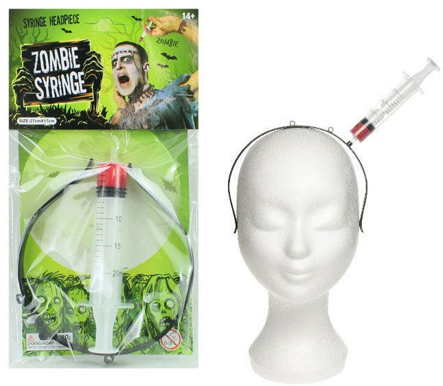 Kopfbügel Spritze durch den Kopf