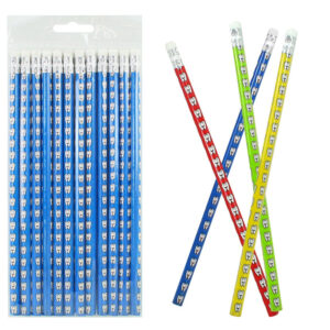 Bleistift Zahnmotiv 4-fach sortiert - ca 19cm