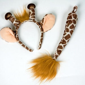 Giraffenset: Kopfbügel und Schwanz