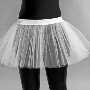Tüllröckchen, weiß Größe: Univ.