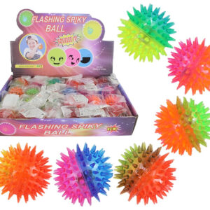 Leucht Noppenball zweifarbig 6 Farben sortiert