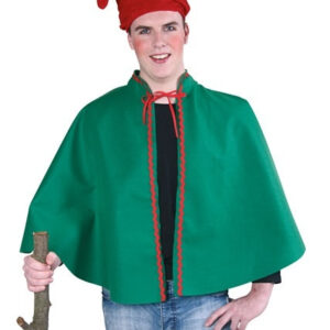 Zwergen-Umhang, grün Größe: Univ.