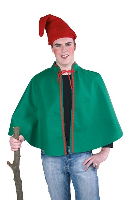 Zwergen-Umhang, grün Größe: Univ.