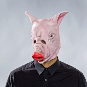 Latexmaske Schwein