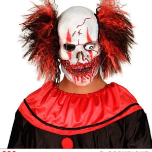 Maske blutige Clown Totenkopfmaske