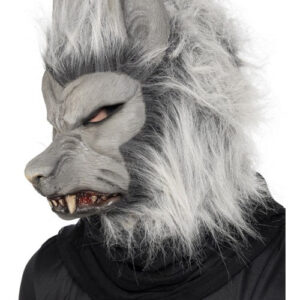 Maske - Werwolf mit Haar
