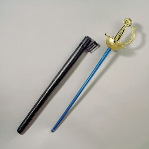 Musketierschwert in Scheide, ca. 70 cm