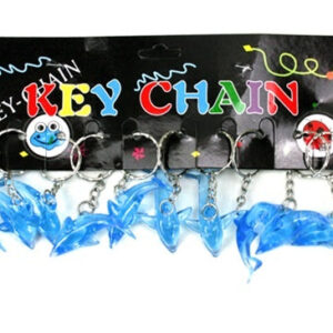 Delfin blau an Schlüsselanhänger - ca 4,5cm