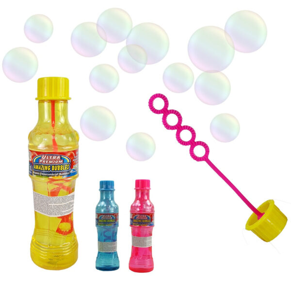 Seifenblasen riesig 3 Farben sortiert ca 177 ml SONDERPREIS !!