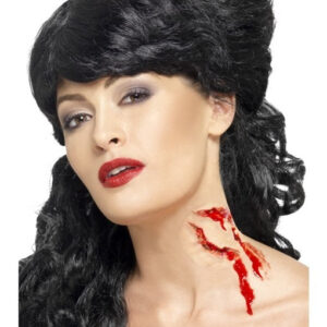 Wunde - Biss auf Karte ca 19x10cm